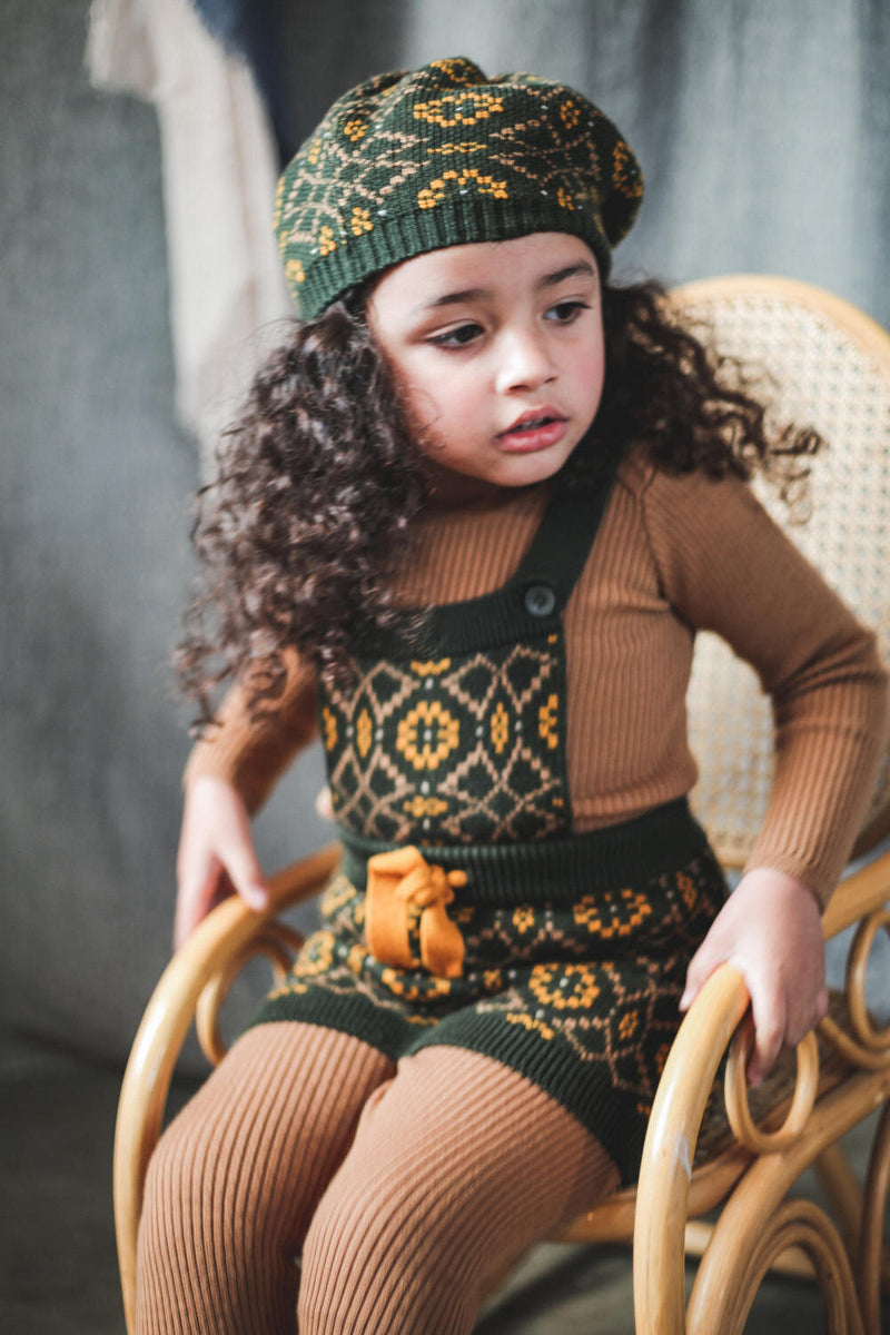 Mabli Brecon Pinafore - Juniper - 2Y, 4Y, 6Y