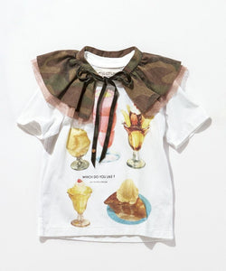 Go To Hollywood Vintage Tenjiku Sweets Riot T-shirt - White - 100cm, 110cm, 120cm