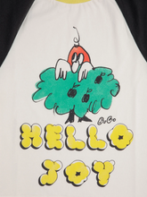 Load image into Gallery viewer, Bobo Choses Hello Joy ranglan sleeves T-shirt - 2/3Y, 4/5Y, 6/7Y, 8/9Y