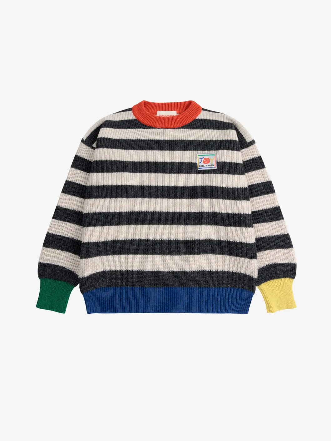 Bobo Choses Smiling stripes jumper - 2/3Y, 4/5Y, 6/7Y, 8/9Y