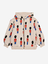 Load image into Gallery viewer, Bobo Choses Little Tin Soldiers all over Zipped Hoodie - 2/3Y, 4/5Y, 6/7Y