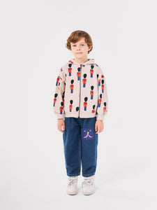 Bobo Choses Little Tin Soldiers all over Zipped Hoodie - 2/3Y, 4/5Y, 6/7Y