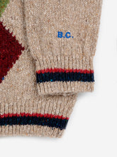 Load image into Gallery viewer, Bobo Choses Diamonds Intarsia Cardigan - 2/3Y, 4/5Y, 6/7Y