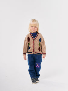 Bobo Choses Diamonds Intarsia Cardigan - 2/3Y, 4/5Y, 6/7Y