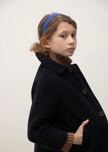 Caramel  Everest Kids Coat - Dark Navy - 6Y Last One