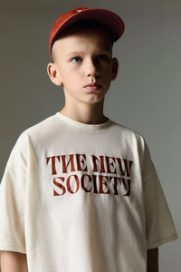 The New Society Artic T-Shirt - Vanilla Cream - 3Y, 4Y, 6Y, 8Y