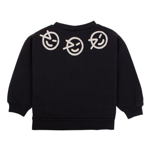 Wynken Necklace Sweat - Soft Black - 4Y Last Ones