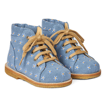 Load image into Gallery viewer, Angulus Canvas Boots with Laces - Denim Blue - 25, 26, 27