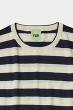 Load image into Gallery viewer, Fub T-shirt - Ecru/Dark Navy - 100cm Last One