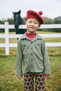 Misha & Puff Turtleneck Top - Berry - 6Y Last One