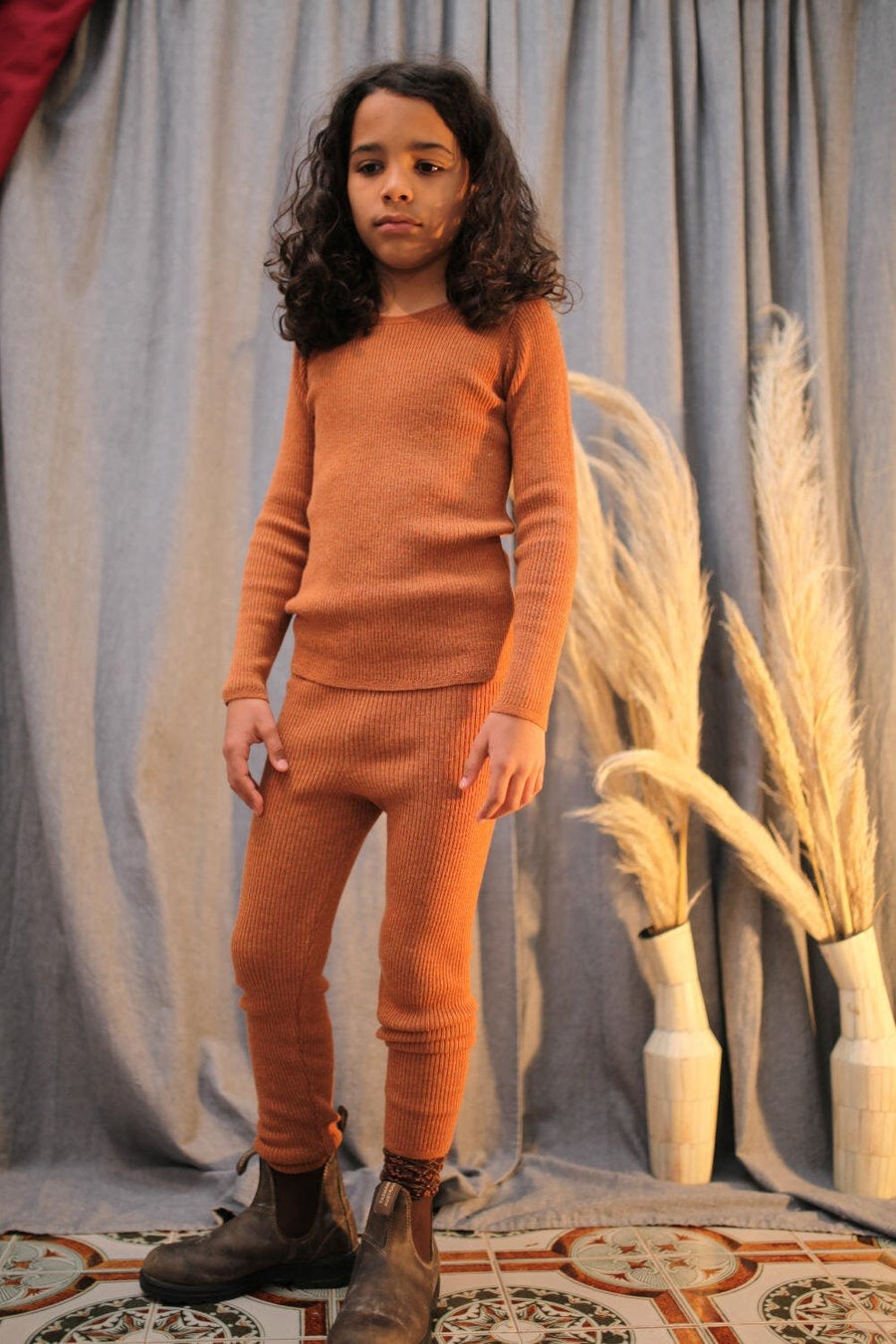 Mabli Sylfaen Skinny Legs - Amber - 6Y Last One