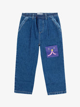 Load image into Gallery viewer, Bobo Choses Funny Face Denim Jogger Pants - 2/3Y, 4/5Y, 6/7Y