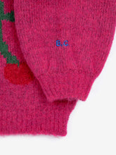 Load image into Gallery viewer, Bobo Choses CherryIntarsia Cardigan - 2/3Y, 4/5Y