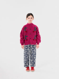 Bobo Choses CherryIntarsia Cardigan - 2/3Y, 4/5Y