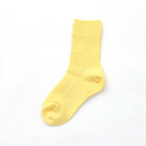 East End Highlanders Plain Rib Socks - Pink/Yellow/White