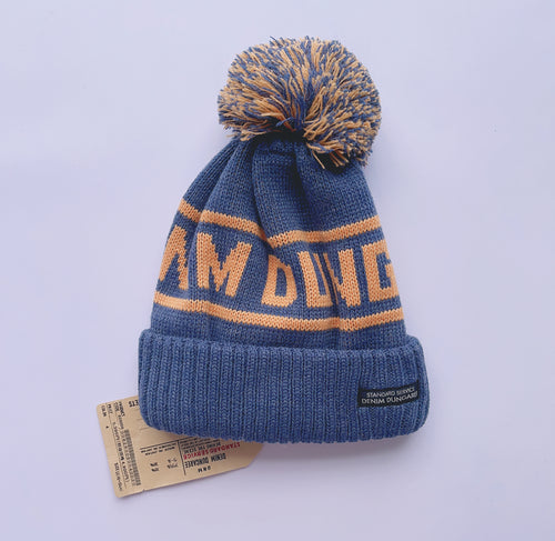 Denim Dungaree Logo Beanie - SS, S