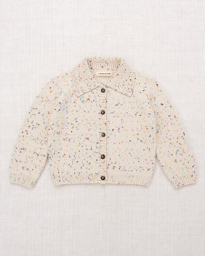 Misha & Puff Motley Cardigan - Iris Confetti - 3Y, 4Y, 5Y, 6Y, 8Y