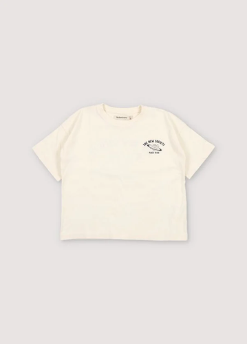 The New Society Saturno T-Shirt - Vanilla Cream - 3Y, 4Y, 8Y