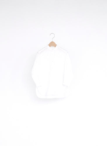 East End Highlanders Banded Collar Shirt - White - 100cm, 110cm