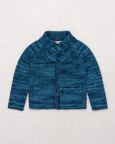 Misha & Puff Scout Cardigan - Ocean Space Dye - 3Y, 4Y, 5Y, 6Y