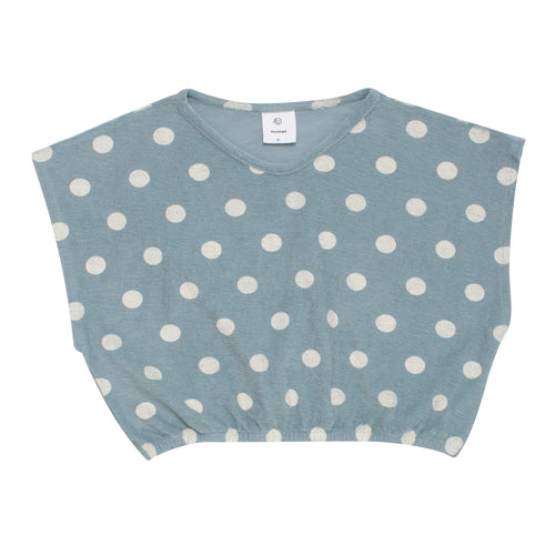 Wynken Snap Top - Ocean Green Dot - 2Y, 4Y