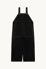 Load image into Gallery viewer, Tinycottons Denim Dungaree - Black - 3Y, 4Y, 6Y, 8Y