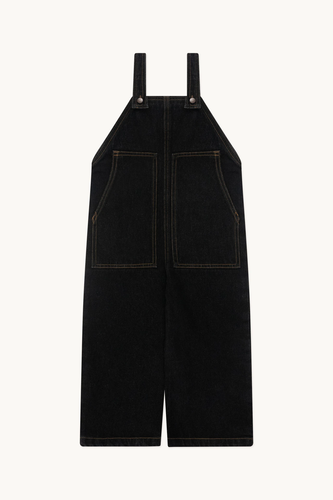 Tinycottons Denim Dungaree - Black - 3Y, 4Y, 6Y, 8Y