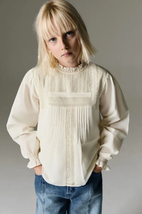 The New Society Venus Blouse - Vanilla Cream - 3Y, 4Y, 6Y, 8Y