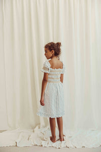 Liilu Smocked Striped Dress - 2Y, 6Y