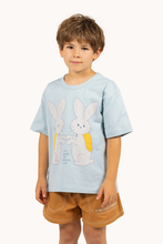 Load image into Gallery viewer, Tinycottons Bunnies Graphic Tee - Warm Gray - 3Y, 4Y, 6Y, 8Y