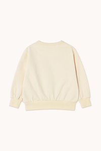 Tinycottons Nella Natura Graphic Sweatshirt - Light Cream - 3Y, 4Y, 6Y, 8Y