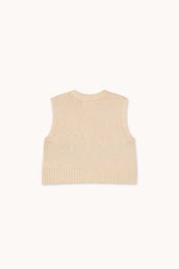 Tinycottons Strawberries Vest - Light Cream - 4Y, 8Y