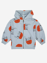 Load image into Gallery viewer, Bobo Choses Hermit Crab All Over Zipped Sweatshirt - 2/3Y, 4/5Y, 6/7Y