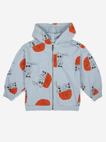 Bobo Choses Hermit Crab All Over Zipped Sweatshirt - 2/3Y, 4/5Y, 6/7Y