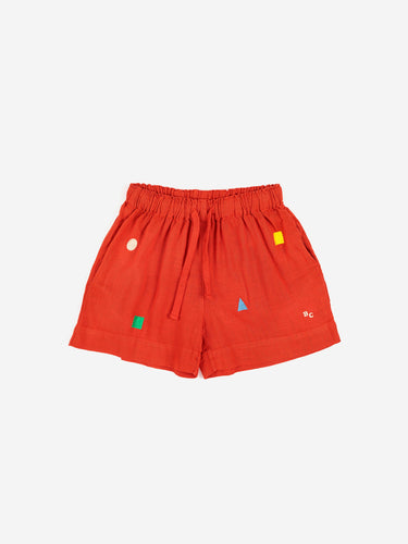 Bobo Choses Geometric Shapes Woven Bermuda Shorts - 2/3Y, 6/7Y