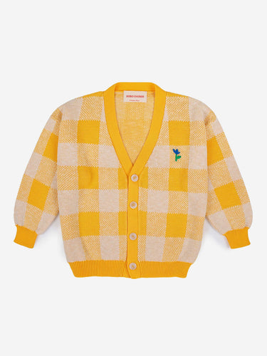 Bobo Choses Vichy Cardigan - 2/3Y Last One