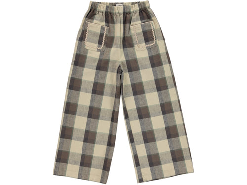 Bebe Organic Magda Pants - Moss Plaid - 2Y, 3Y