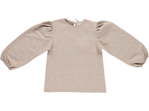 Bebe Organic Olivia Blouse - Pin Check - 3Y, 4Y