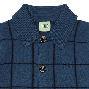 Fub Felted Coat - Indigo/Darg Navy - 120cm Last One