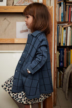 Load image into Gallery viewer, Fub Felted Coat - Indigo/Darg Navy - 120cm Last One