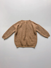 Load image into Gallery viewer, The Simple Folk The Chunky Sweater - Caramel - 3/4Y, 4/5Y, 5/6Y