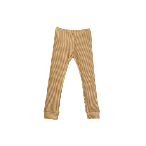 Liilu Rib Legging - Wheat - 4Y, 6Y