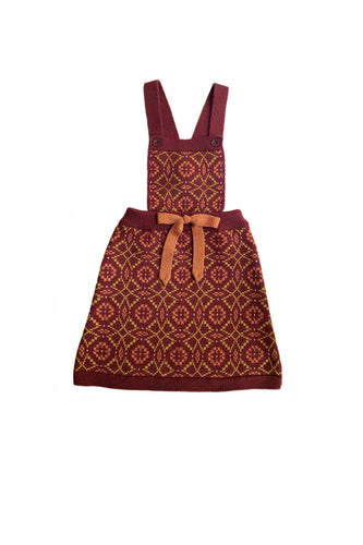 Mabli Brecon Pinafore - Berry - 2Y, 4Y, 6Y