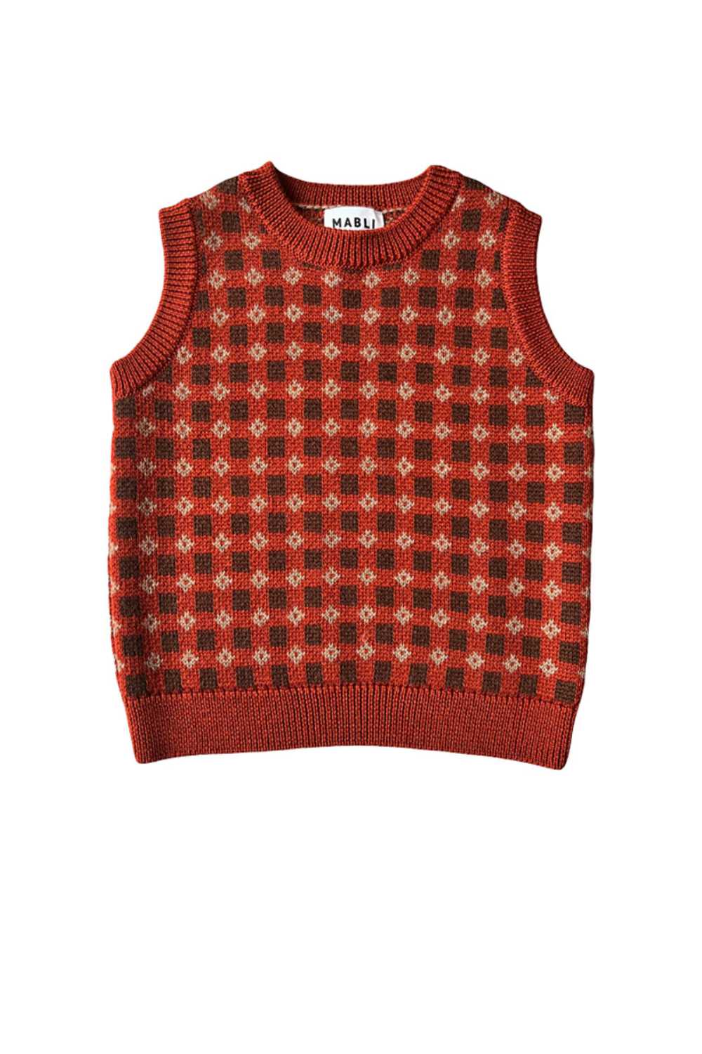 Mabli Castell Vest - Brick - 2Y, 4Y, 6Y