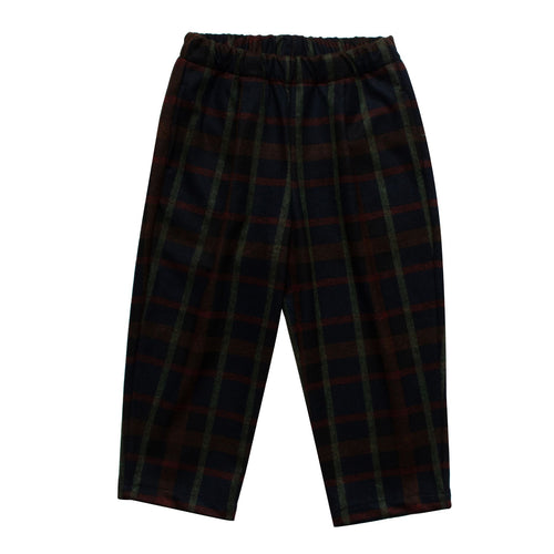 Wynken Plaid Pant - Navy Plaid - 8Y Last One