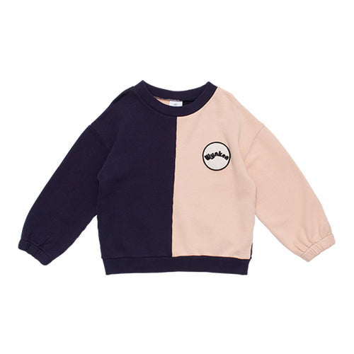 Wynken Horizon Sweat - Soft Pink/Navy - 2Y Last One