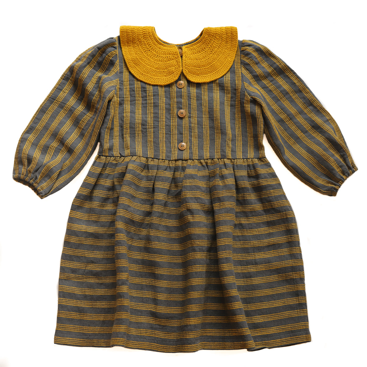 Kalinka Mira Dress - Ruby Red/Gold - 2-4Y, 4-6Y, 6-8Y