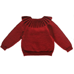 Kalinka Luna Sweater - Emerald/Gold/Ruby Red