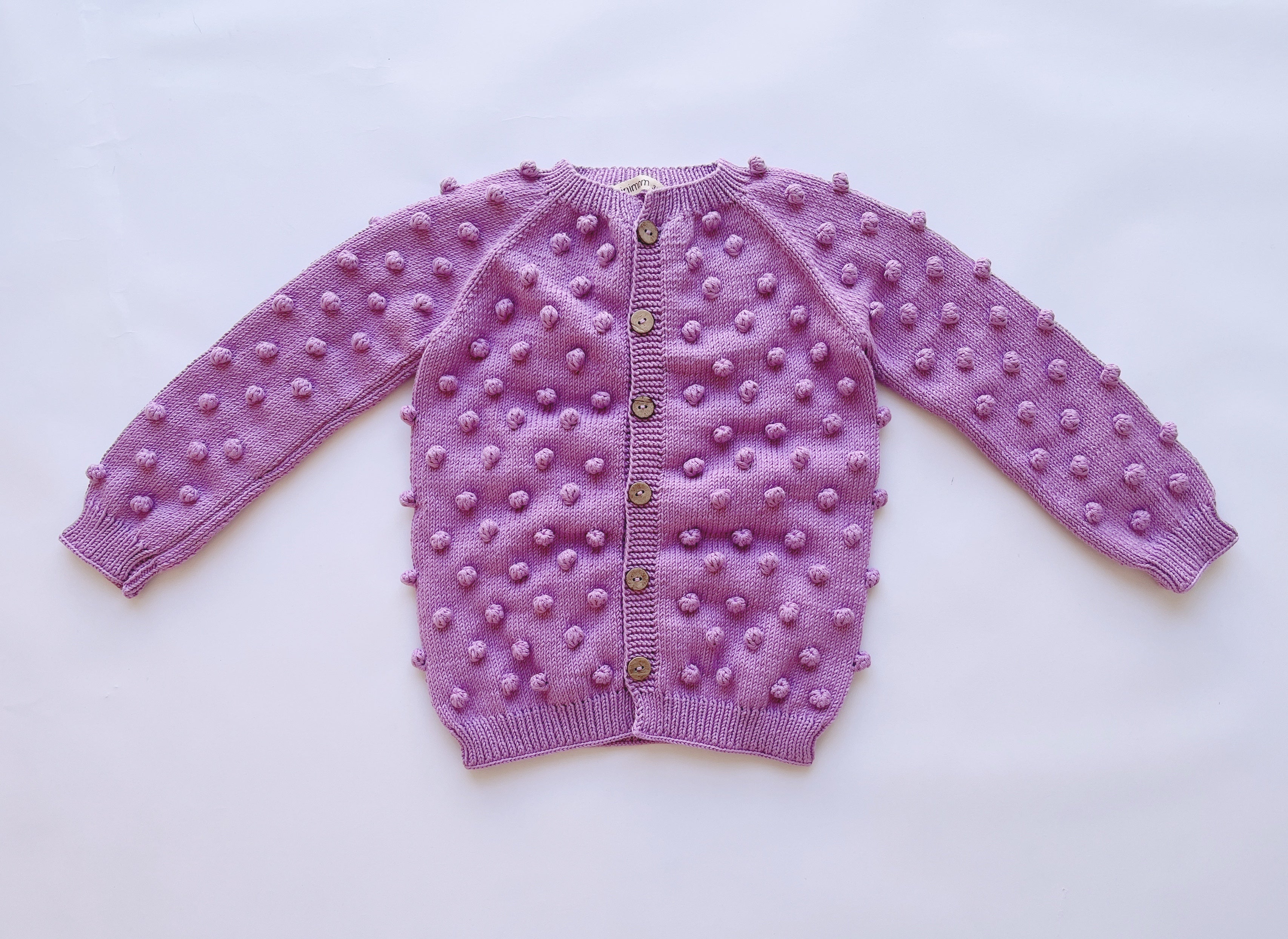 Minimom Popcorn Cardigan - Lilac - 3/4Y, 4/5Y – Rabbit Hall